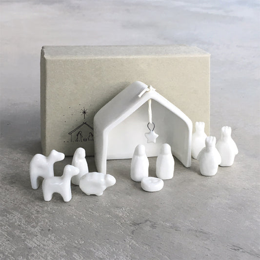 Porcelain Nativity set - The Christian Gift Company