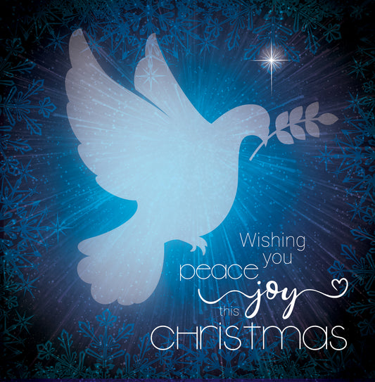 Christmas Dove Christmas Card - The Christian Gift Company