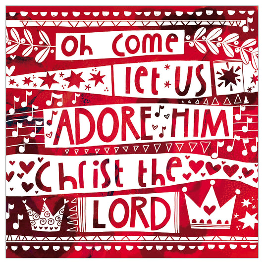 Adore Him Christmas Cards - The Christian Gift Company
