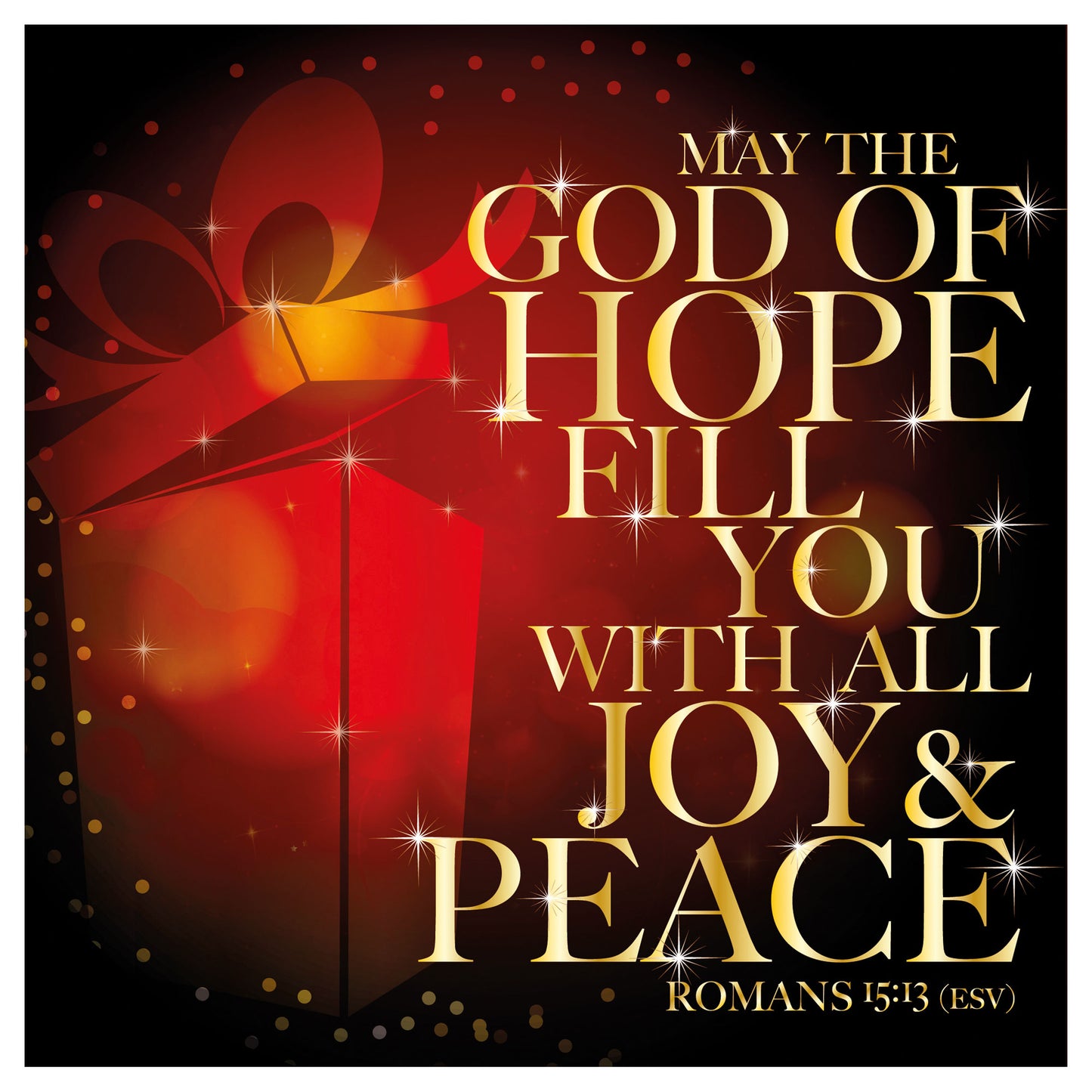 Joy & Peace Luxury Christmas Cards - The Christian Gift Company