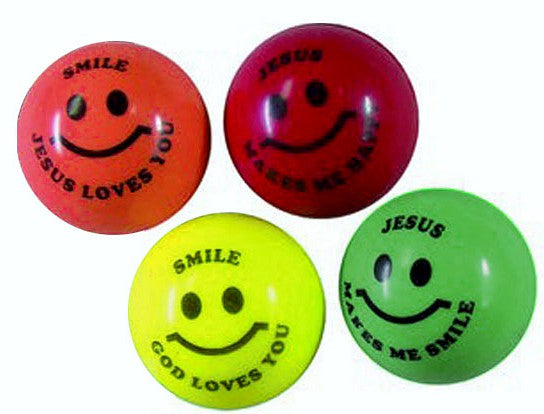 Smile bouncy balls - The Christian Gift Company