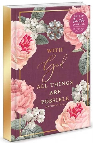 Guided Faith Journal - with God - The Christian Gift Company