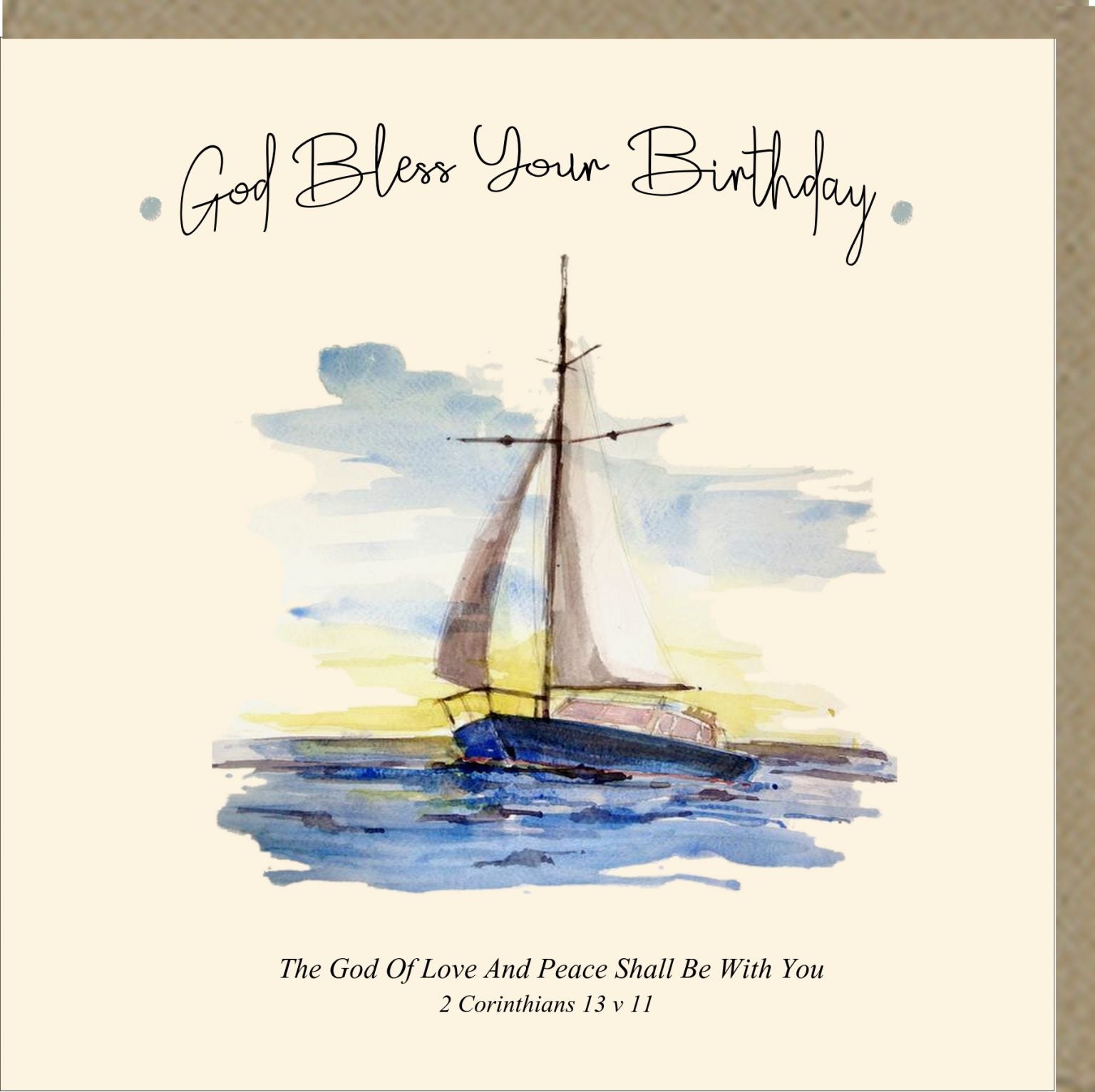 God Bless Your Birthday Greetings Card - The Christian Gift Company