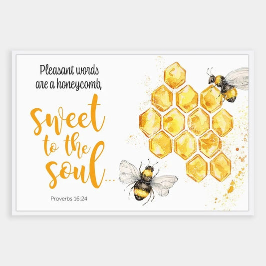 Honey bee tea towel - The Christian Gift Company