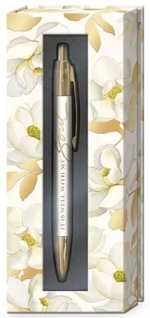 boxed gift pen - it is well - The Christian Gift Company