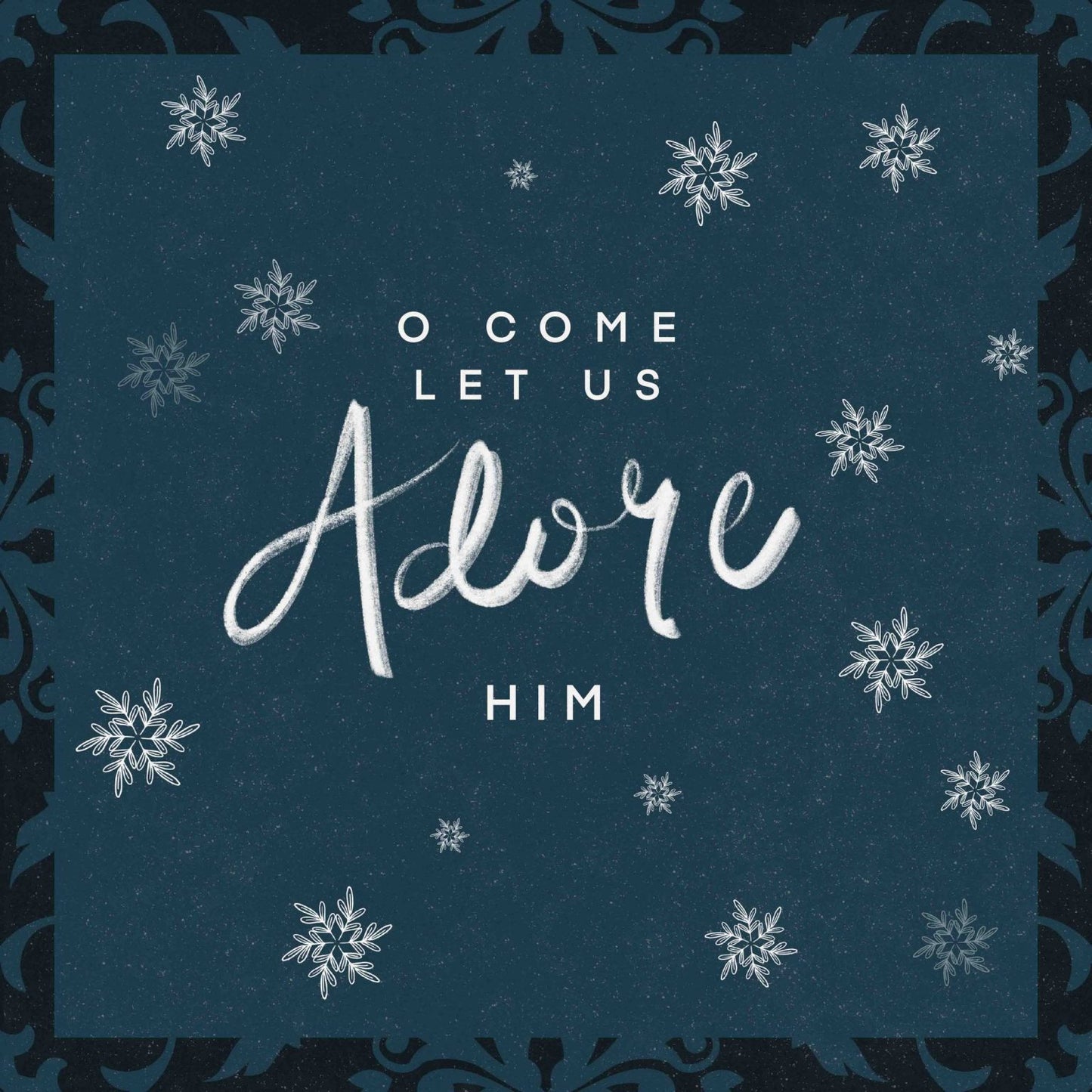 fb-Adore Him Text – Pack of 10 - The Christian Gift Company