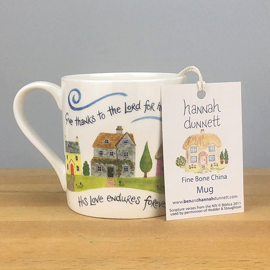 Hannah Dunnett His Love Endures Forever Mug - The Christian Gift Company