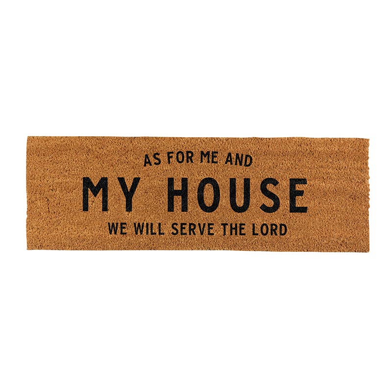 Doormat – As For Me & My House - The Christian Gift Company