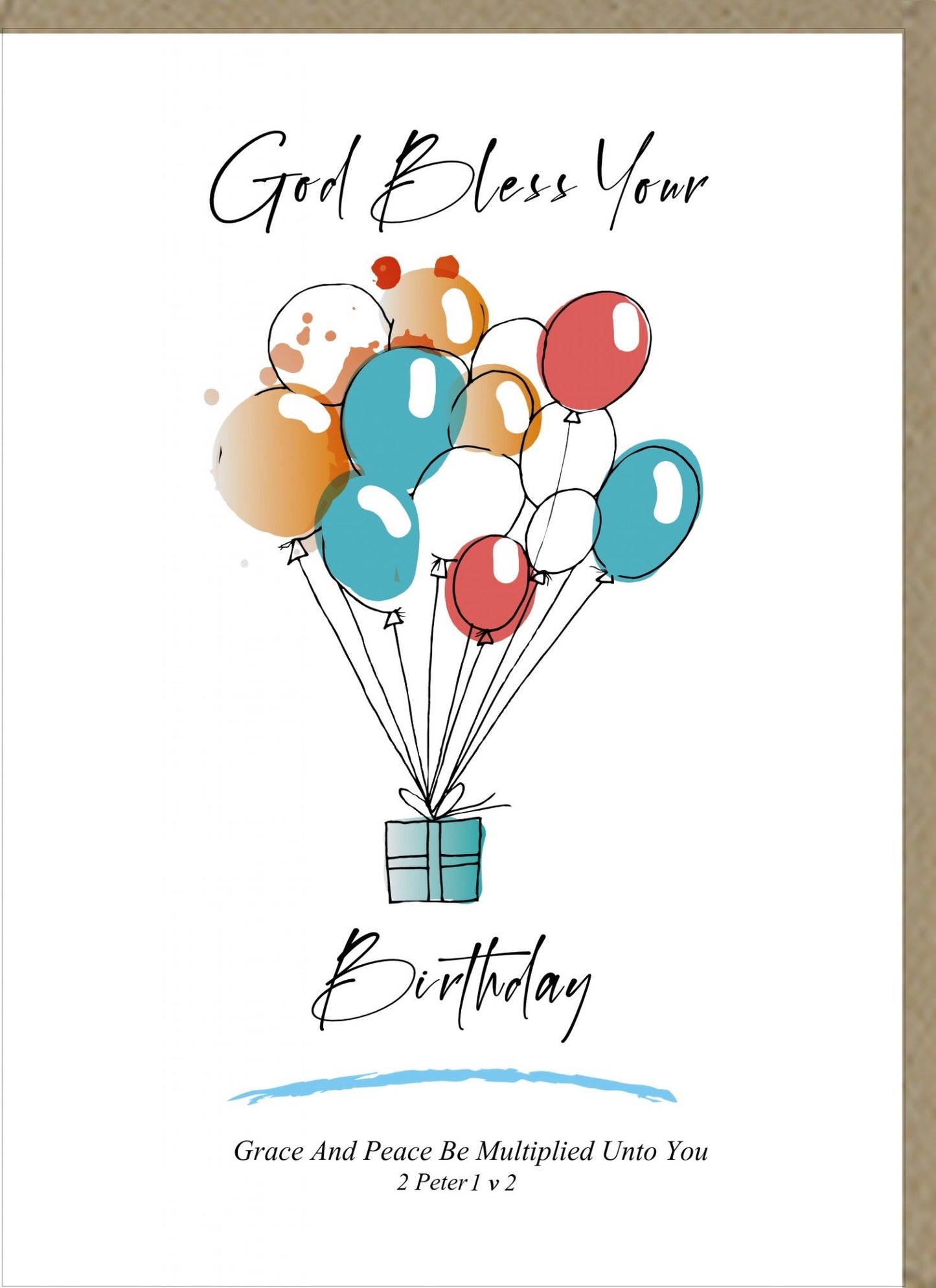 God Bless Your Birthday Greetings Card - The Christian Gift Company
