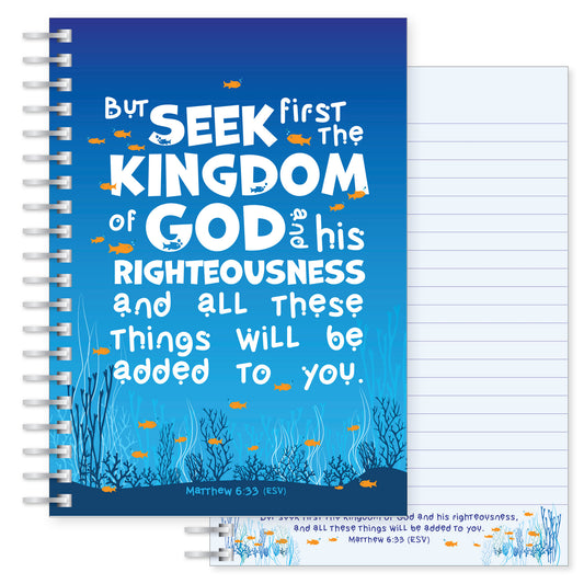 Seek first A5 Notebook - The Christian Gift Company
