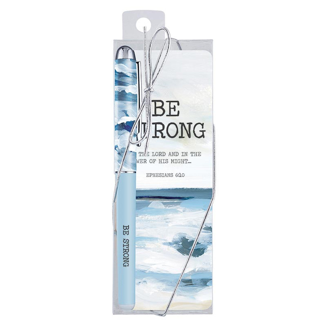 Be Strong Gift Pen with Bookmark - The Christian Gift Company