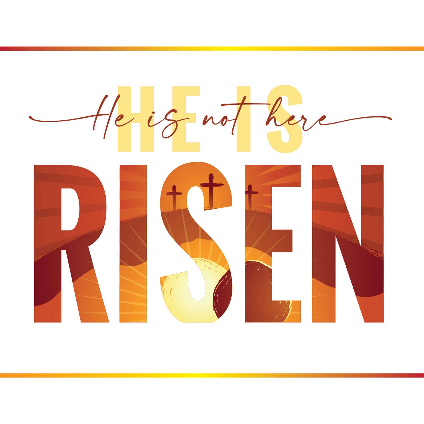 Risen Easter Cards (pack of 5) - The Christian Gift Company