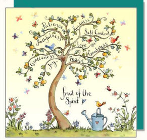 Fruit of the Spirit card - The Christian Gift Company
