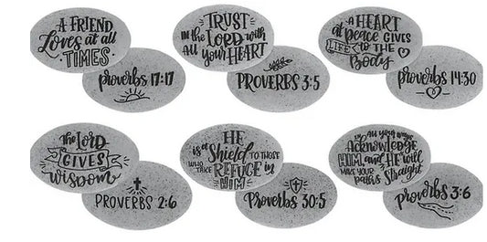 Proverbs pocket stone - The Christian Gift Company