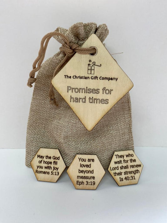 Promise Bag - Hard Times - The Christian Gift Company